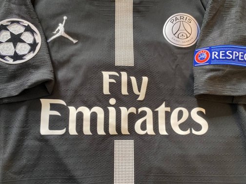 Maillot PSG 2018/2019 Mbappé Third Noir (M)