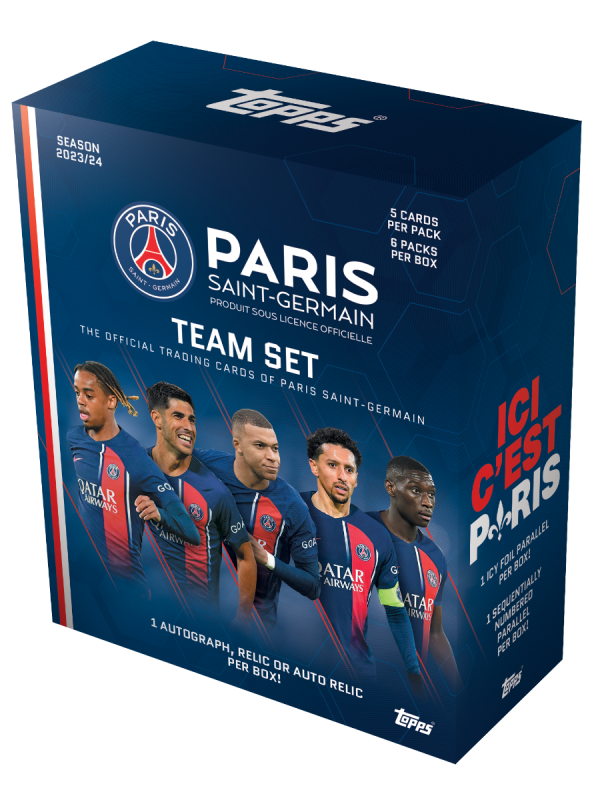 IMG_3570 Topps Paris Saint-Germain Team set 2023 2024 - Lot de 50 Cartes de base, Set Complet.