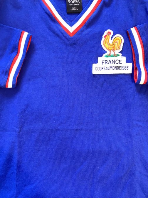 Maillot France coupe du monde 1966, réédition TOFFS (M)