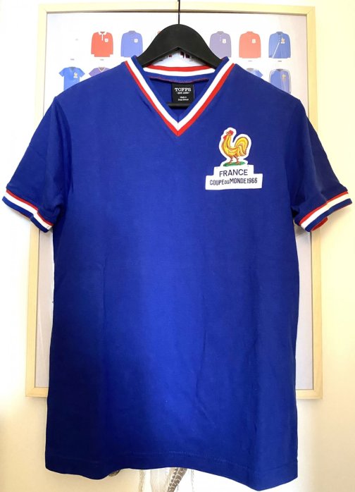 Maillot France coupe du monde 1966, réédition TOFFS (M)
