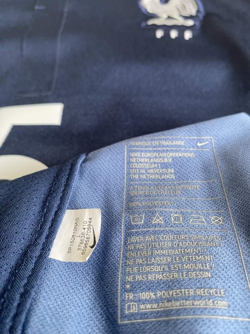 Maillot Nike France Sakho 5 Cdm 2014 home stock pro Taille L