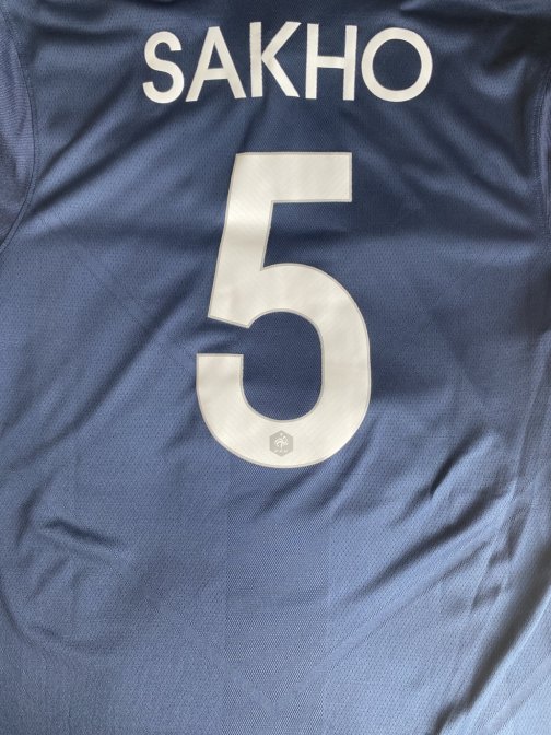 Maillot Nike France Sakho 5 Cdm 2014 home stock pro Taille L