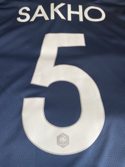 Maillot Nike France Sakho 5 Cdm 2014 home stock pro Taille L
