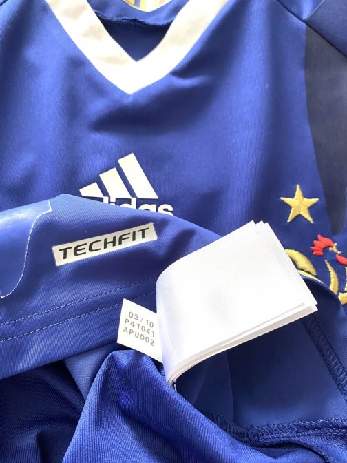 Maillot Adidas France FFF player Issue Home CDM 2010 Taille M