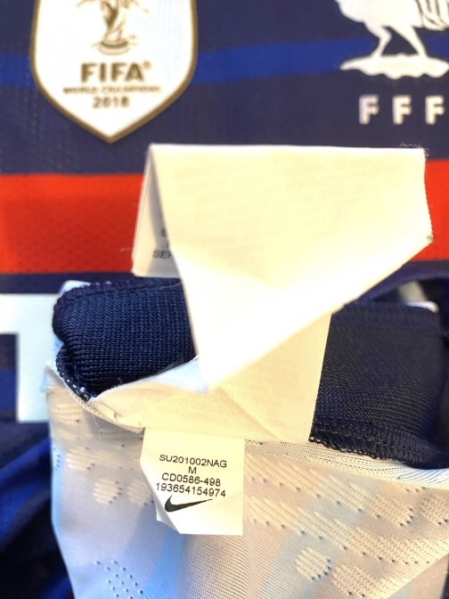 Maillot Nike Authentique Vapor France FFF Benzema 19 Home 2020/2021Taille M