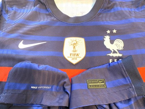 Maillot Nike Authentique Vapor France FFF Benzema 19 Home 2020/2021Taille M