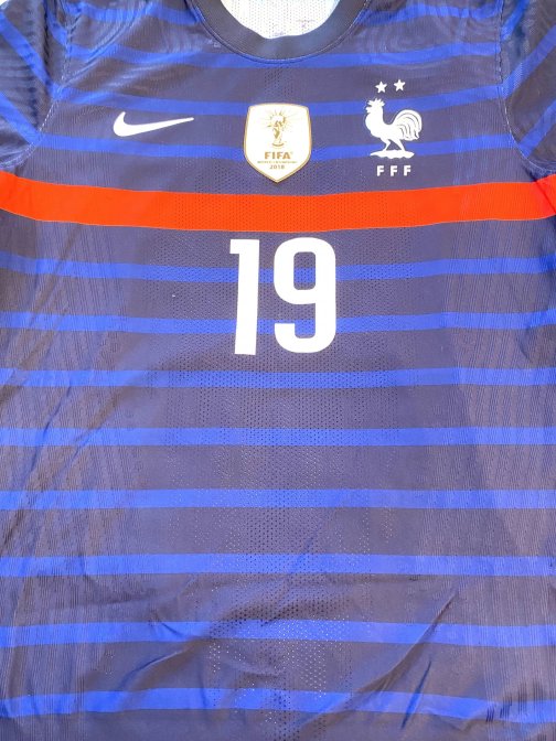 Maillot Nike Authentique Vapor France FFF Benzema 19 Home 2020/2021Taille M