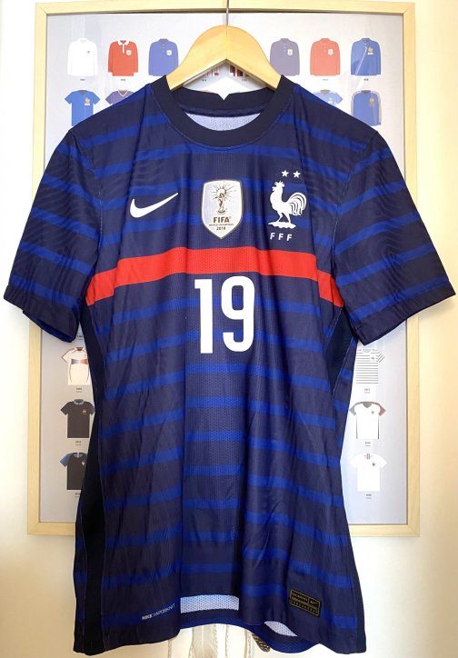 Maillot Nike Authentique Vapor France FFF Benzema 19 Home 2020/2021Taille M