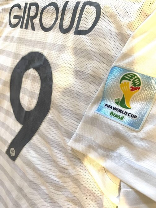 Maillot Nike France Cdm 2014 Giroud 9 Away Stock Pro Taille L