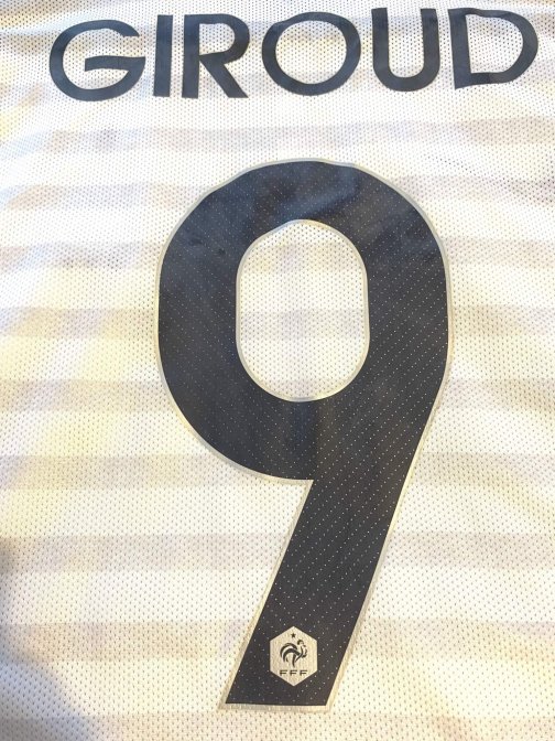Maillot Nike France Cdm 2014 Giroud 9 Away Stock Pro Taille L