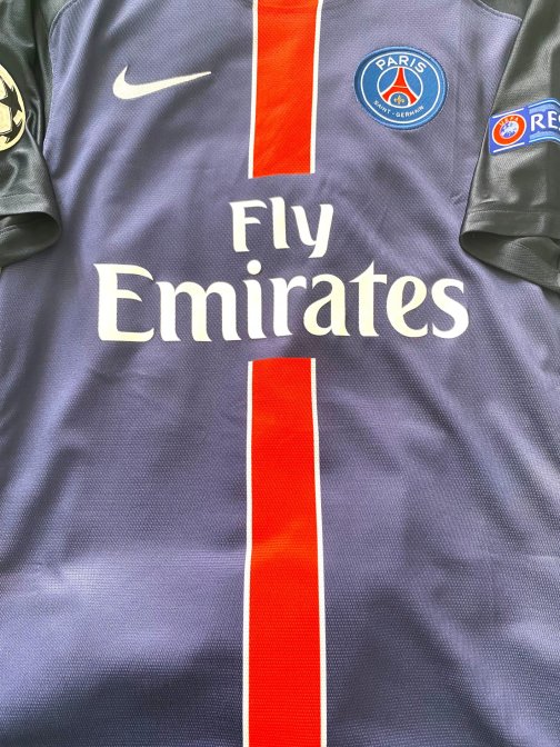 Maillot Nike PSG Di Maria Stock Pro Home 2015/2016 Taille S Full Patch Ldc