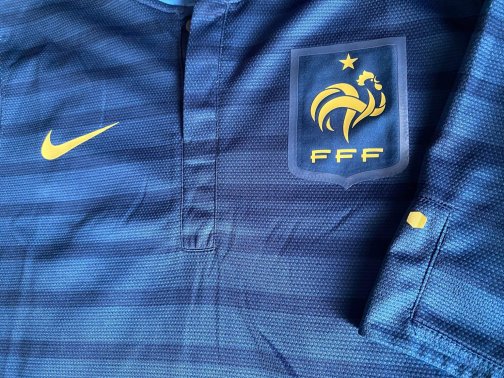 Maillot Nike authentique Vapor France FFF Home 2012 taille L