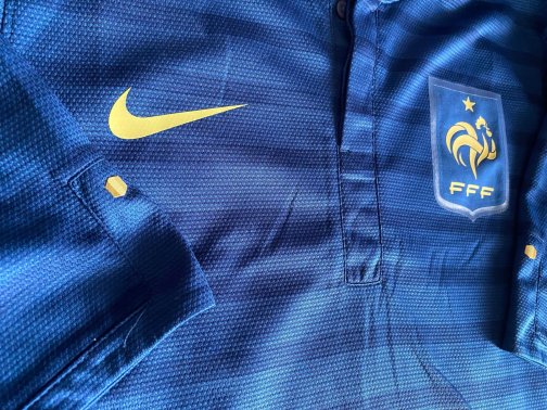 Maillot Nike authentique Vapor France FFF Home 2012 taille L