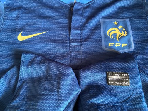 Maillot Nike authentique Vapor France FFF Home 2012 taille L