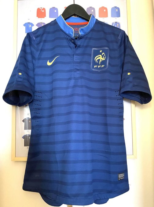 Maillot Nike authentique Vapor France FFF Home 2012 taille L