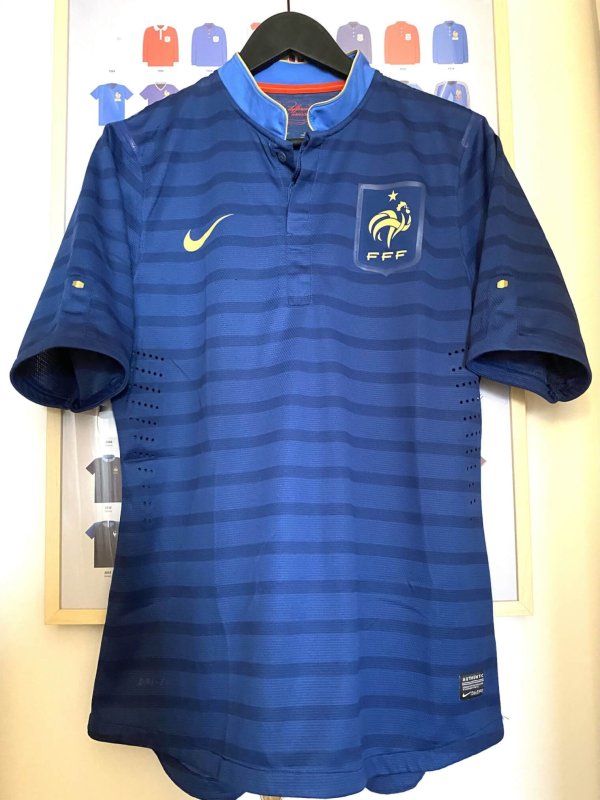 Maillot Nike authentique Vapor France FFF Home 2012 taille L