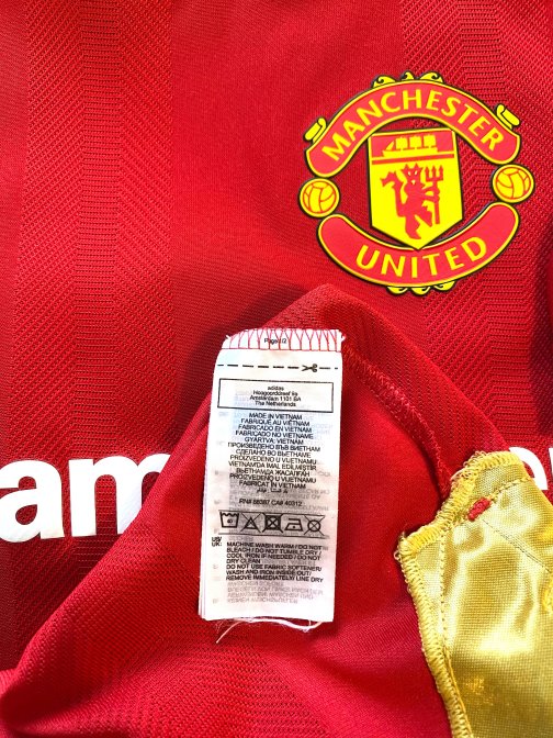 Maillot Adidas Authentic Manchester United Cristiano Ronaldo 7 Home 2021/2022 Taille L