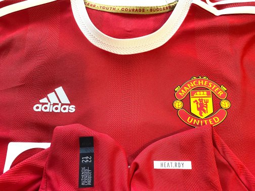 Maillot Adidas Authentic Manchester United Cristiano Ronaldo 7 Home 2021/2022 Taille L