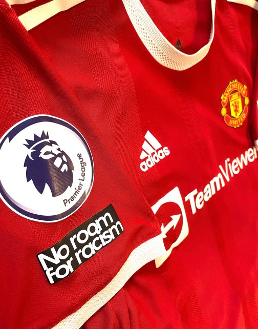 Maillot Adidas Authentic Manchester United Cristiano Ronaldo 7 Home 2021/2022 Taille L