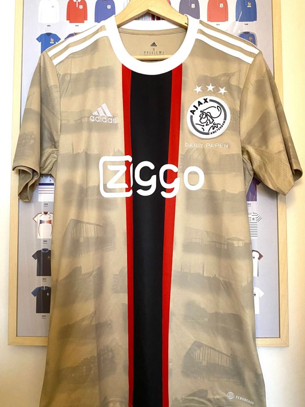 Maillot Adidas Stadium Ajax Amsterdam Third 20222023 Taille S Collab Daily paper RECTO Maillot Adidas Stadium Ajax Amsterdam Third 2022/2023 Taille S Collab Daily paper