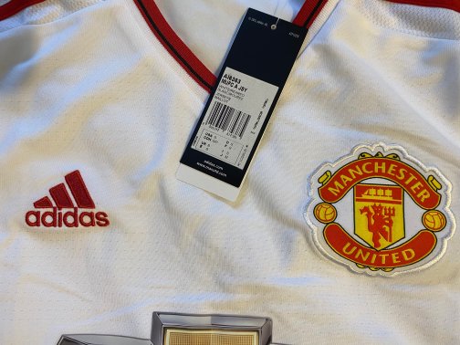 Maillot Adidas Stadium Manchester United Away 2015/2016 Taille S Neuf