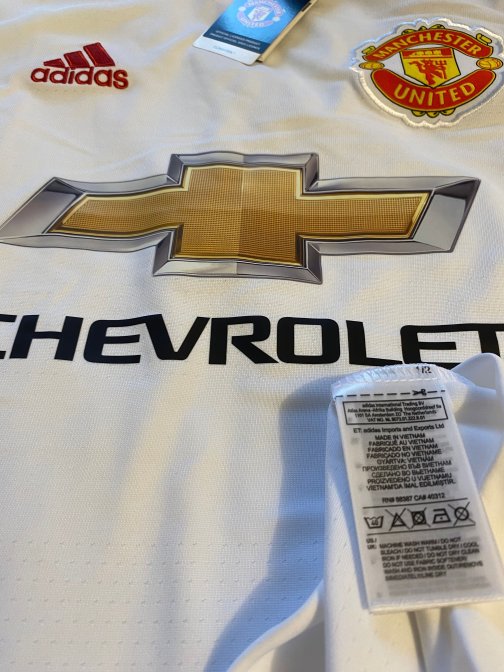 Maillot Adidas Stadium Manchester United Away 2015/2016 Taille S Neuf