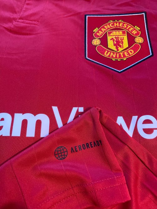 Maillot Adidas Stadium Manchester United Home 2021/2022 Taille L Manche Longue Neuf
