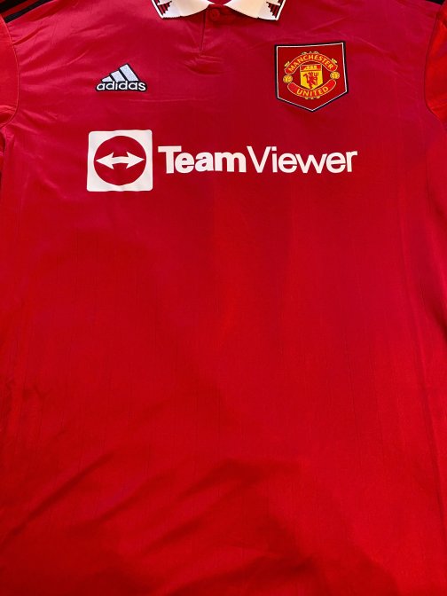 Maillot Adidas Stadium Manchester United Home 2021/2022 Taille L Manche Longue Neuf