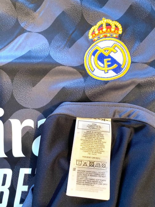 Maillot Adidas Stadium Real Madrid Away 2023/2024 Taille S Neuf