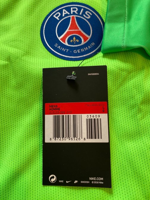 Maillot Nike PSG stock pro goalkeeper Buffon Away 2018/2019 Taille L