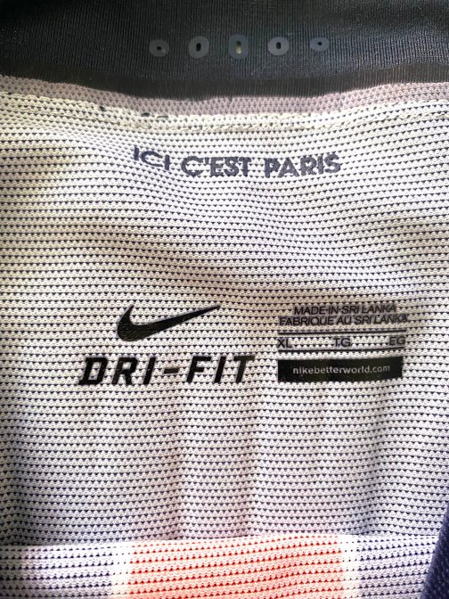 Maillot Nike authentic vapor PSG Ibrahimovic Home 2015/2016 Taille XL Full Patch Ligue 1