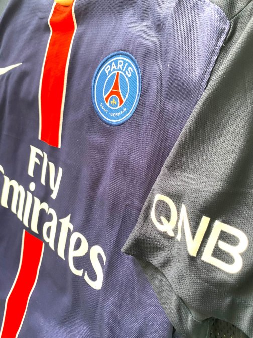 Maillot Nike authentic vapor PSG Ibrahimovic Home 2015/2016 Taille XL Full Patch Ligue 1