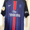 Maillot Nike authentic vapor PSG Ibrahimovic Home 2015/2016 Taille XL Full Patch Ligue 1