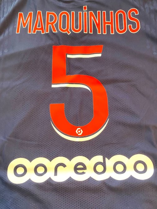 Maillot Nike authentique vapor PSG Marquinhos home 2020/2021 taille L