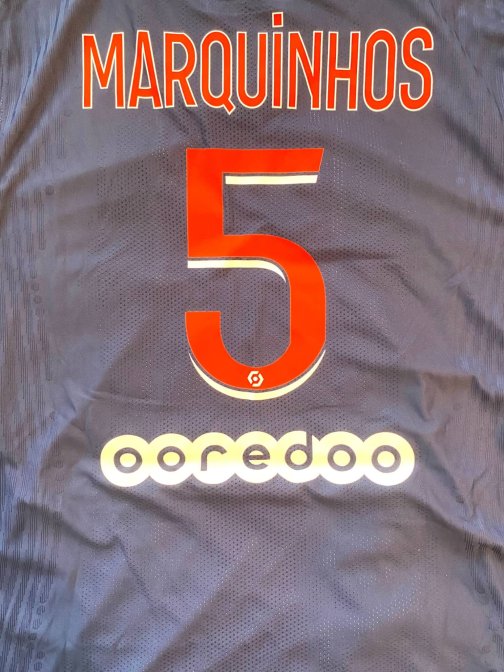 Maillot Nike authentique vapor PSG Marquinhos home 2020/2021 taille L