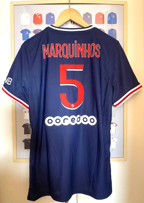 Maillot Nike authentique vapor PSG Marquinhos home 2020/2021 taille L