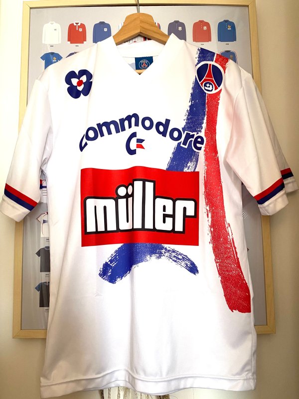 Maillot PSG Réédition Officiel Home 1991/1992 Collection Héritage 2021 Taille S