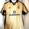 Maillot Umbro Centenaire Manchester United Beckham Away/Third 2001/2002 réversible Taille M