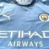 Design sans titre (2) Maillot Puma Manchester City Authentic ULTRAWEAVE Home 2024/2025 Taille L