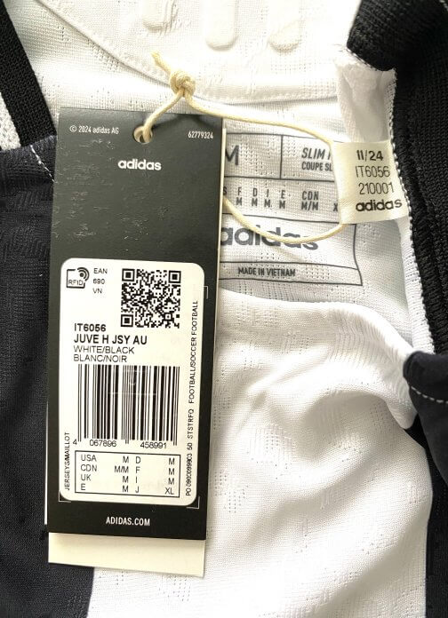 Maillot Adidas Juventus Authentic HEAT RDY Home 2024/2025 Taille M