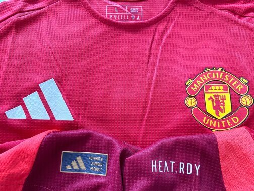 Maillot Adidas Manchester United Authentic Home 2024/2025 Taille L