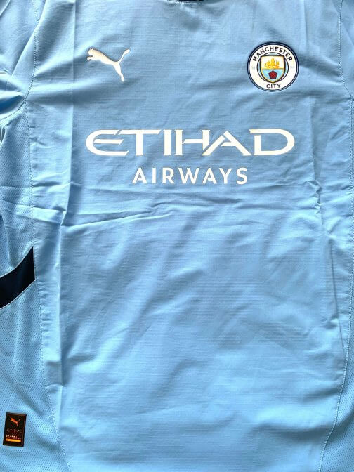 Maillot Puma Manchester City Authentic ULTRAWEAVE Home 20242025 Taille L (5) Maillot Puma Manchester City Authentic ULTRAWEAVE Home 2024/2025 Taille L