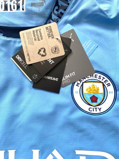 Maillot Puma Manchester City Authentic ULTRAWEAVE Home 20242025 Taille L (9) Maillot Puma Manchester City Authentic ULTRAWEAVE Home 2024/2025 Taille L
