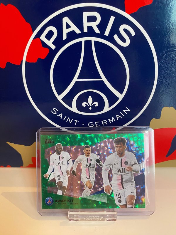 Topps PSG Team Set 21-22 Away Kit Parallel 169/199