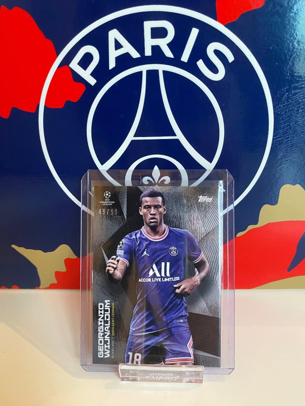 Topps UCL PSG 21-22 Wijnaldum Rare Parallel 49/99
